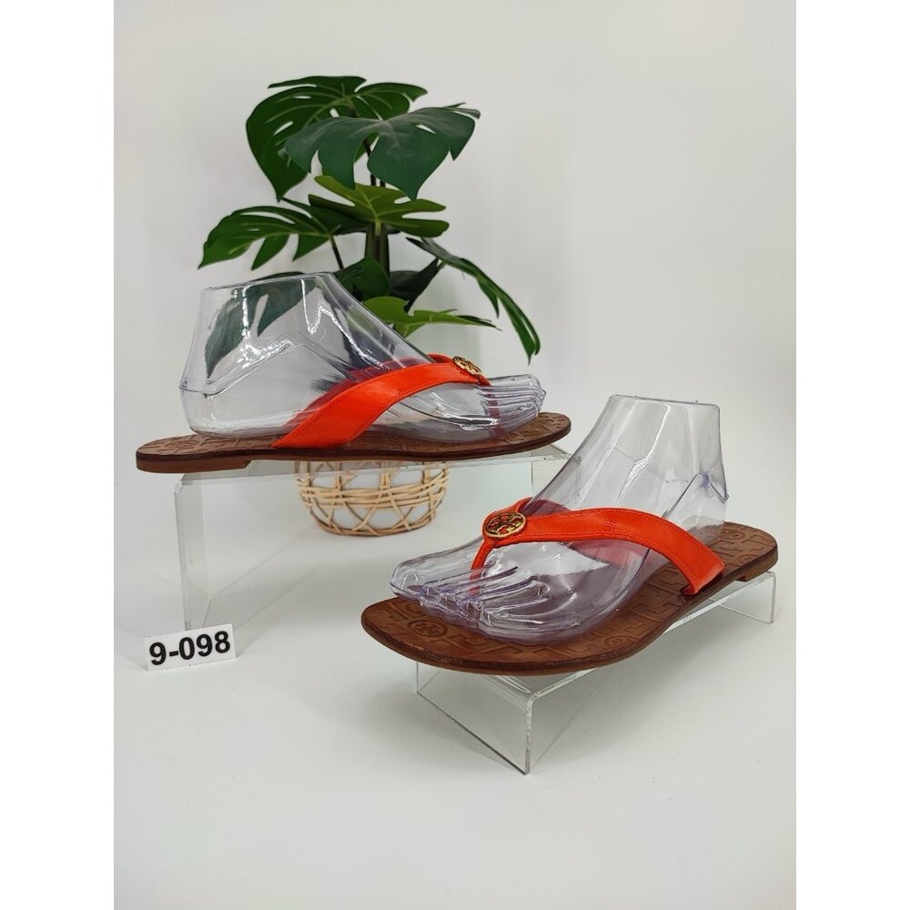 Tory Burch Thora Women's Size 9M US Red Patent Leather Sandals Casual H12